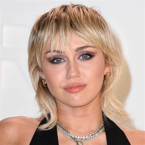 miley cyrus and her mullet.